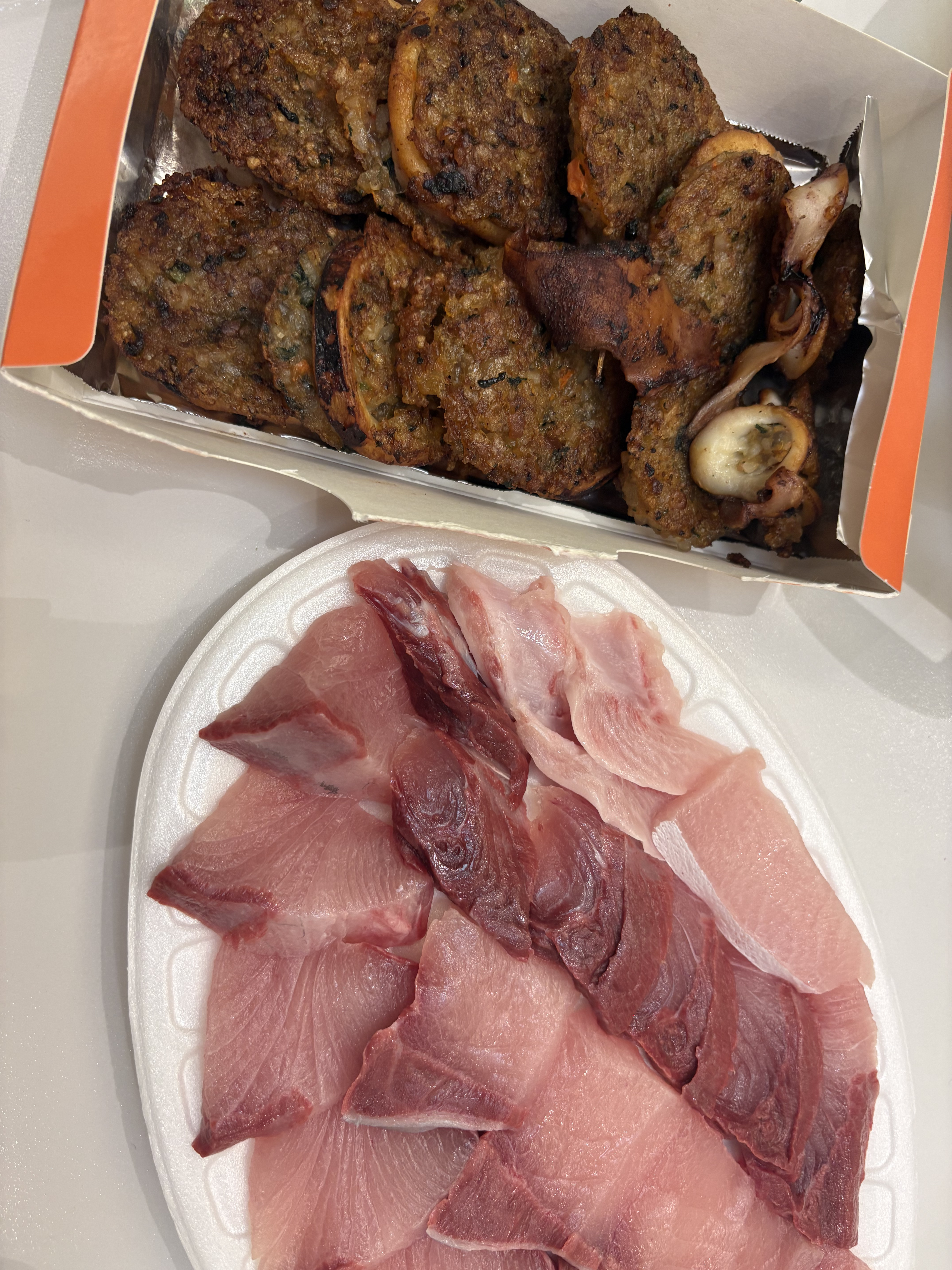 오징어순대와 방어는 최고입니다